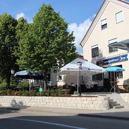 Unterschneidheim Stempfle'S Landgasthaus Zum Kreuz מראה חיצוני תמונה