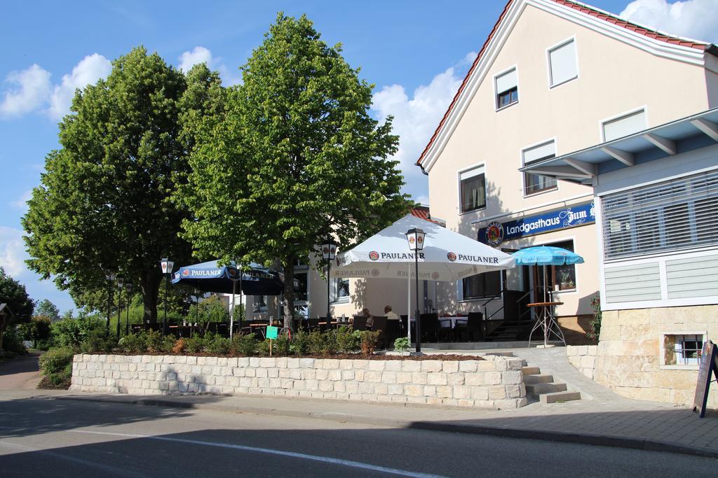 Unterschneidheim Stempfle'S Landgasthaus Zum Kreuz מראה חיצוני תמונה